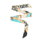 Silky Printed Twilly Bag Scarf