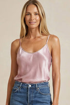 Luxe Whipstitch Satin Cami
