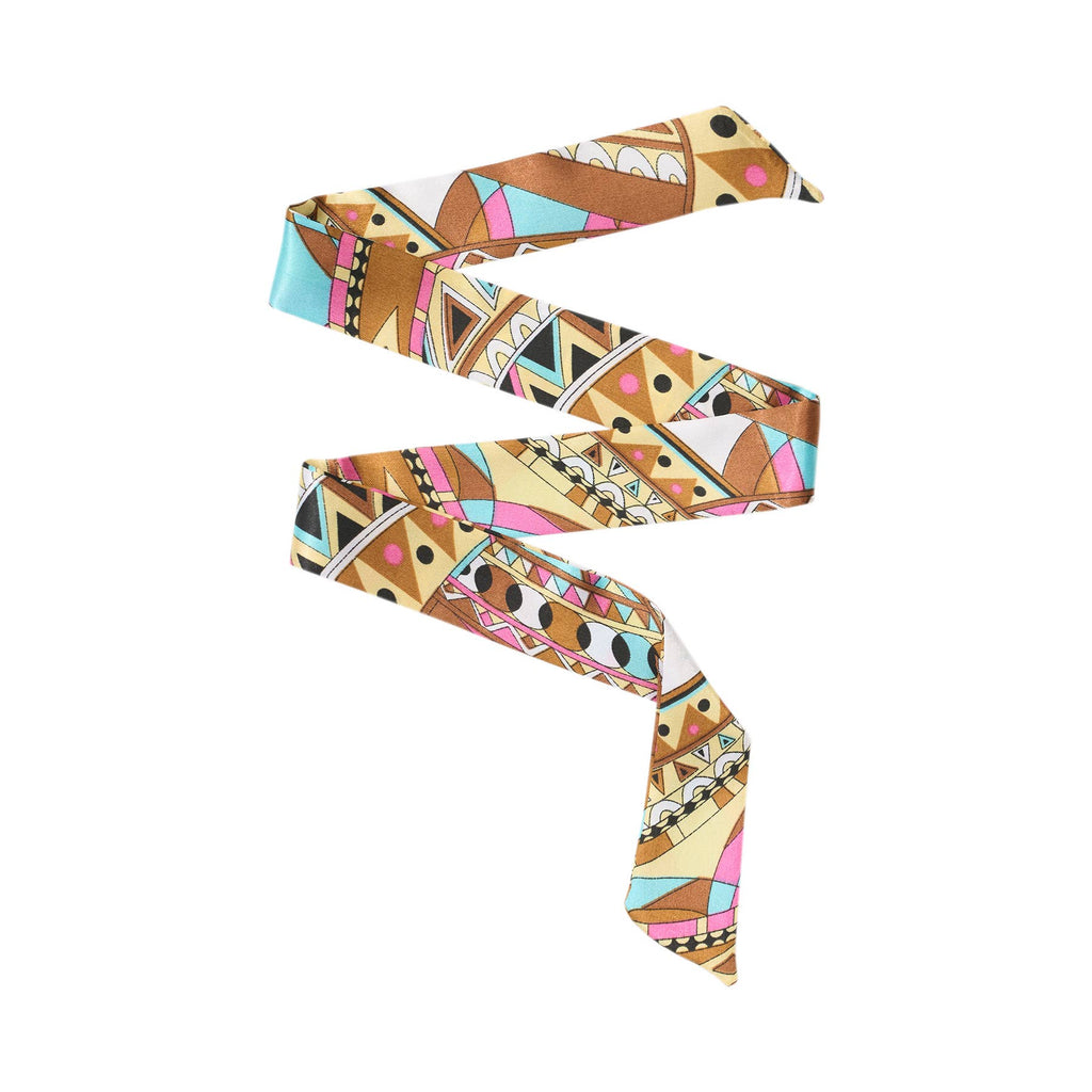 Silky Printed Twilly Bag Scarf