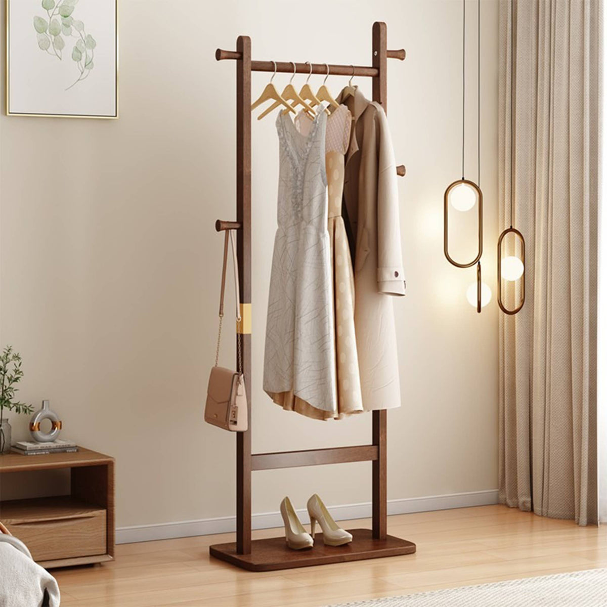 Coat Racks solid wood hanger 23.6* 11*71 in easy to assemble