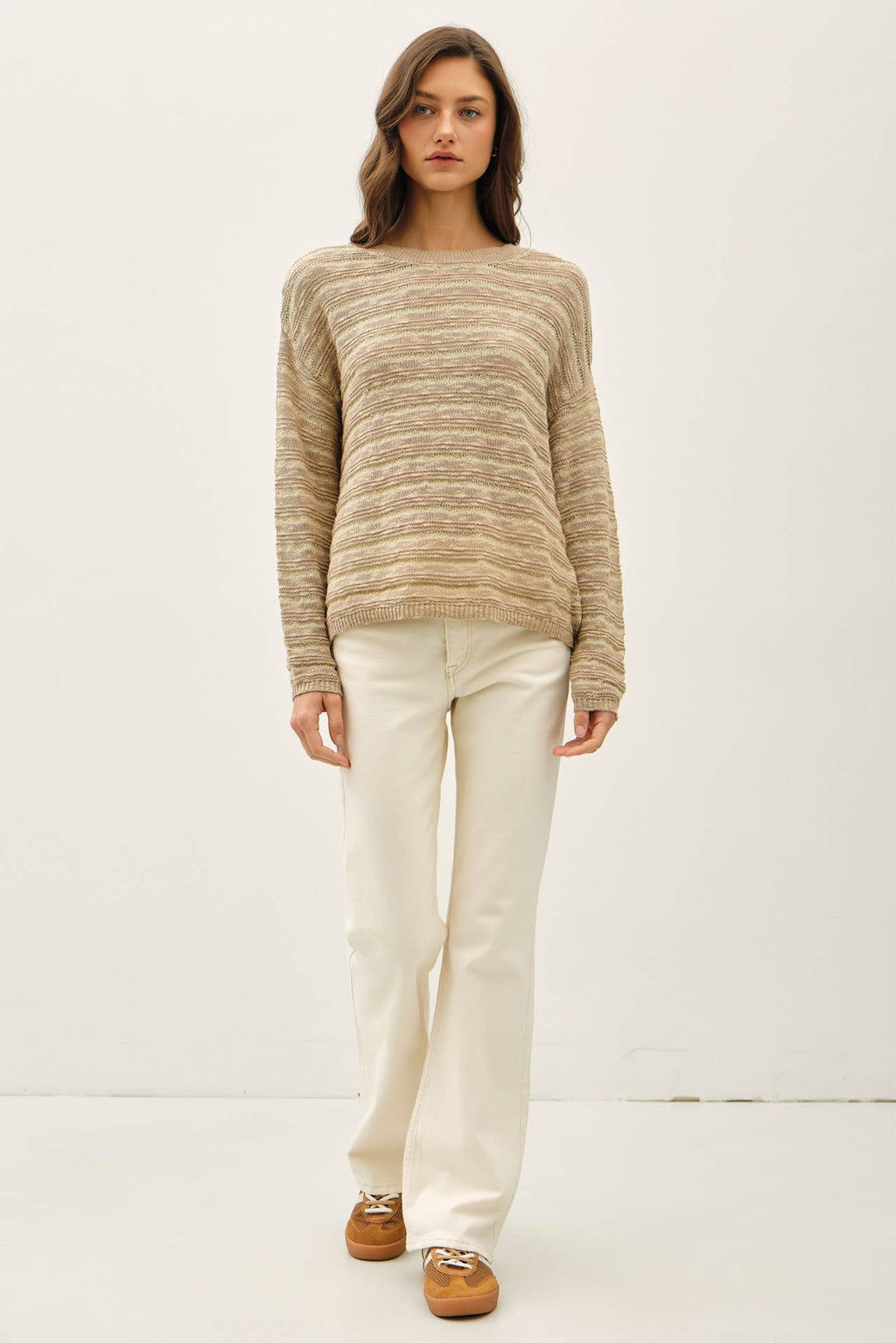 Lightweight Striped Beachy Sweater