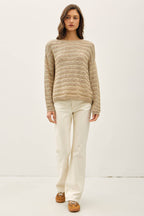 Lightweight Striped Beachy Sweater