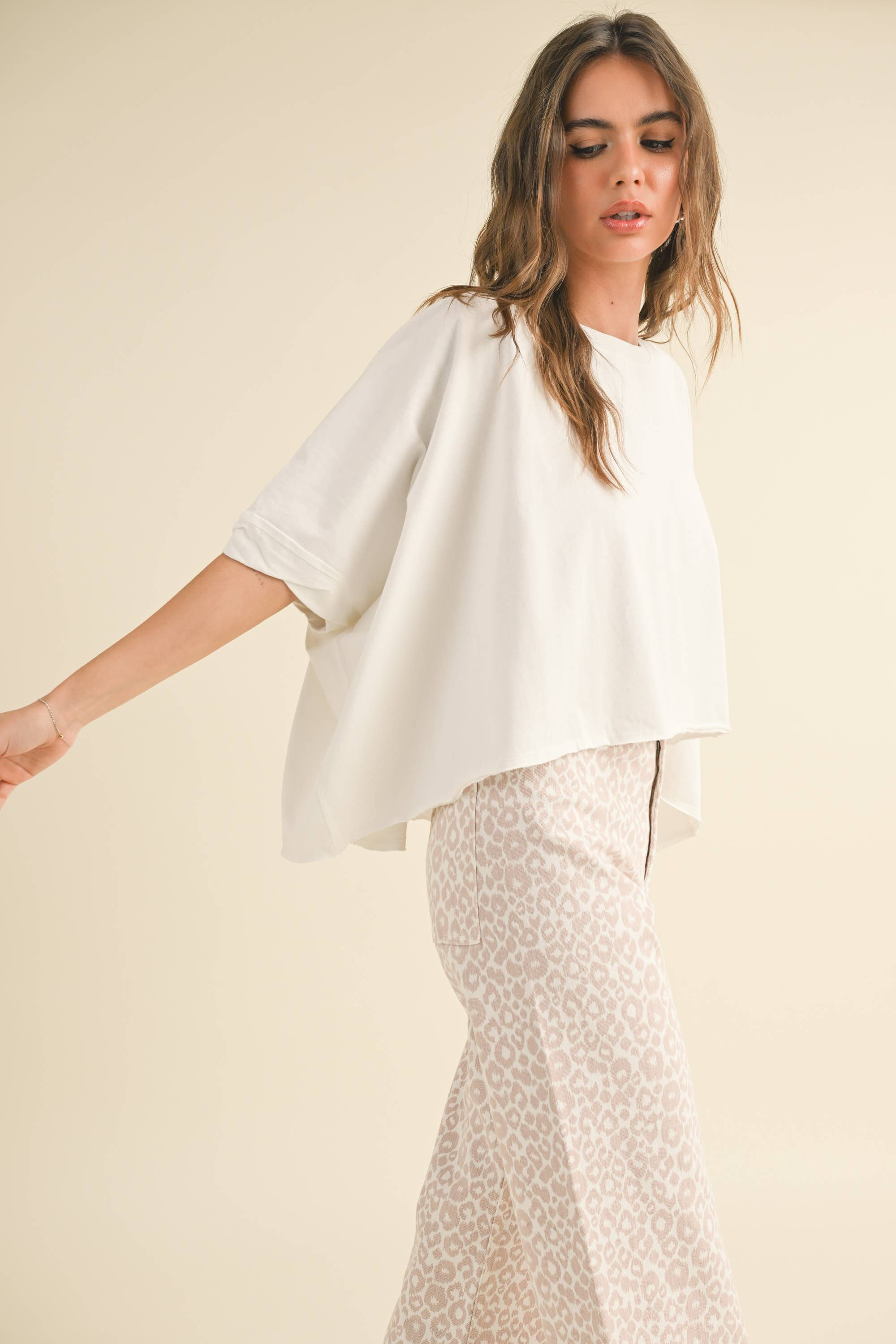 Bye & Wash Oversized Tee