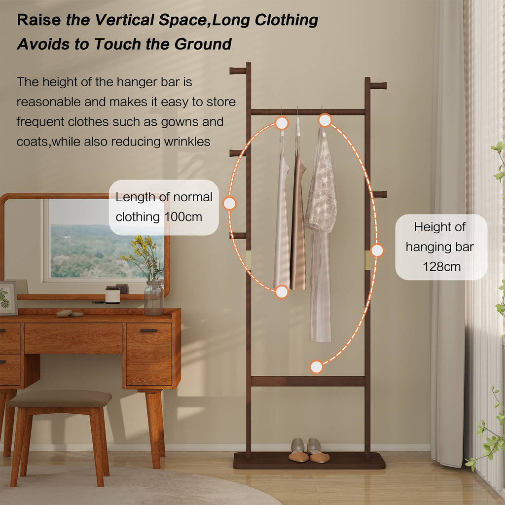 Coat Racks solid wood hanger 23.6* 11*71 in easy to assemble