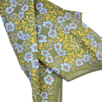 Clara 34" Wild Rag Bandana – Green & Purple