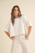 Bye & Wash Oversized Tee