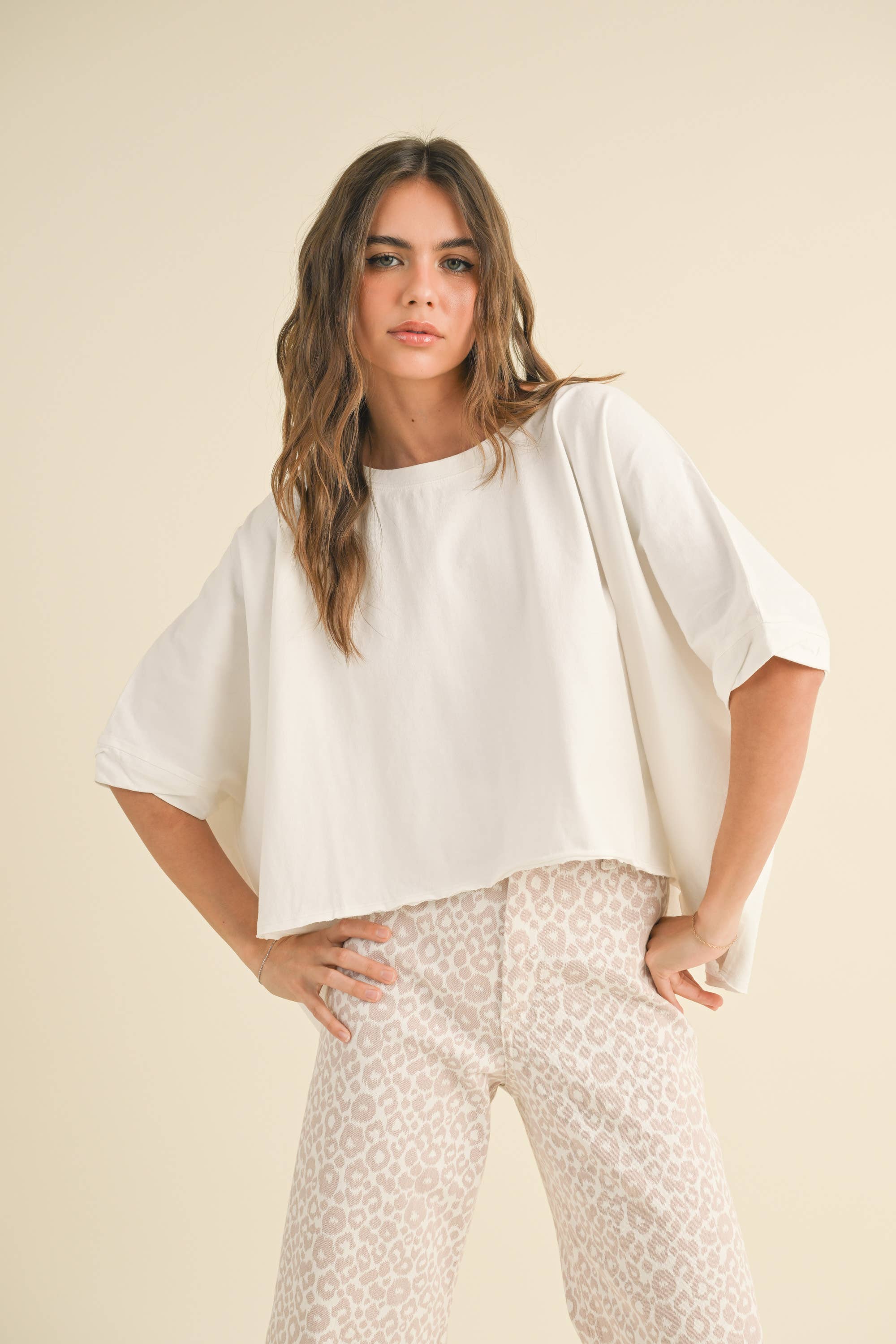 Bye & Wash Oversized Tee