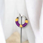 Purple and Gold Game Day Earrings