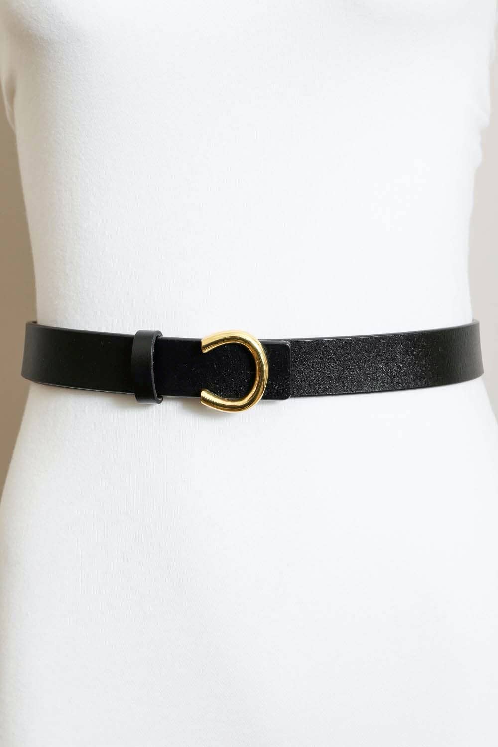 Minimalist Gold Horseshoe Belt - Top Seller