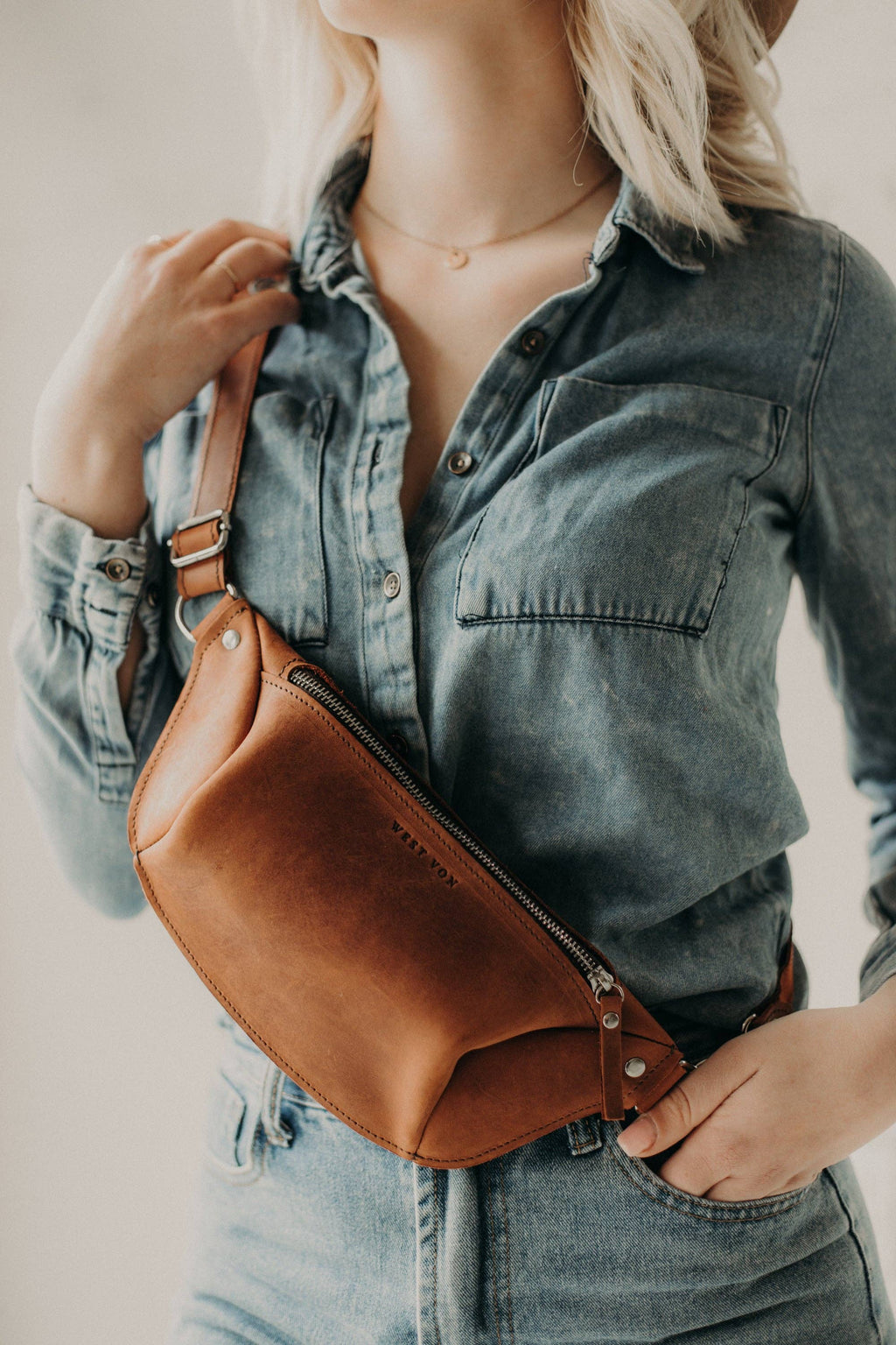 Ella Essential Leather Sling Bag