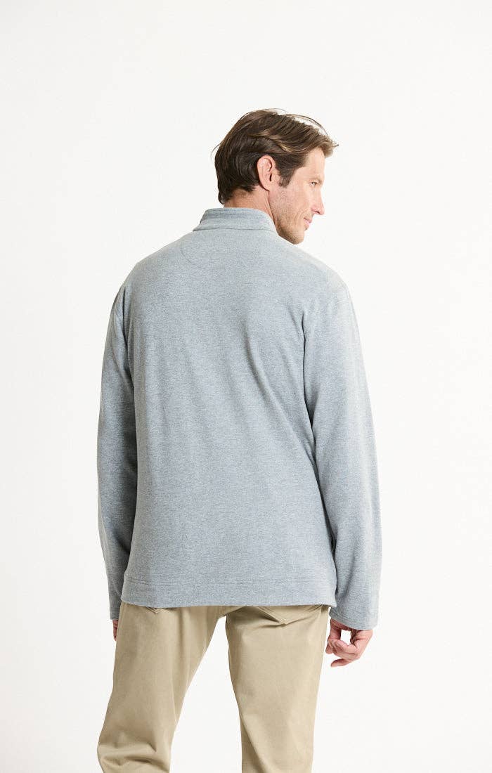 Men's Ultra Soft Quarter Zip Pullover – Slate Blue