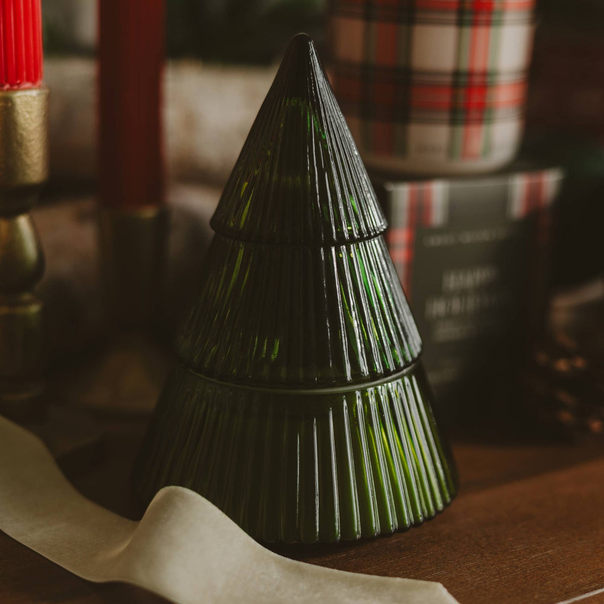 *NEW* Fraser Fir Soy Candle - 8.5 oz Glass Tree Jar