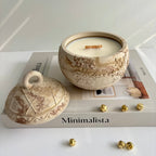 Snowflake Bauble Candle | Coconut Soy Wax Christmas Decor