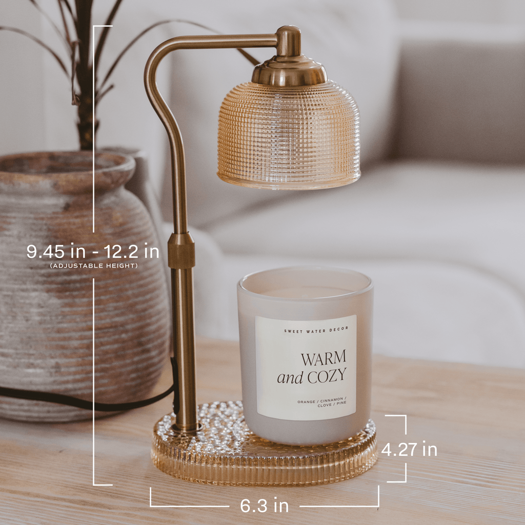*NEW* Candle Lamp Warmer, Wood Base - Home Decor & Gifts