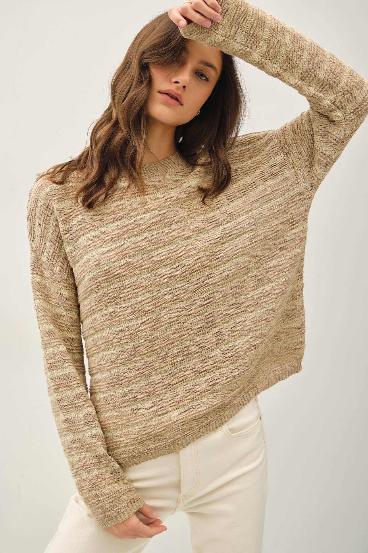 Lightweight Striped Beachy Sweater