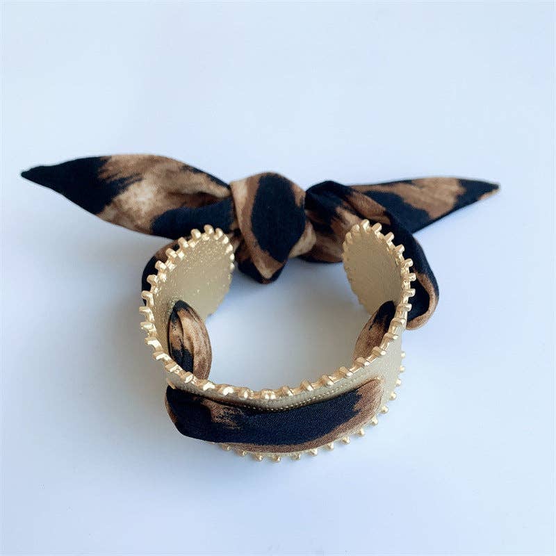 Vintage Matte Gold Bangle Bracelet