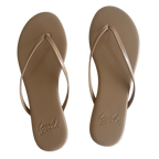 Glossy Flip Flops