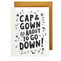 Cap & Gown Graduation Card