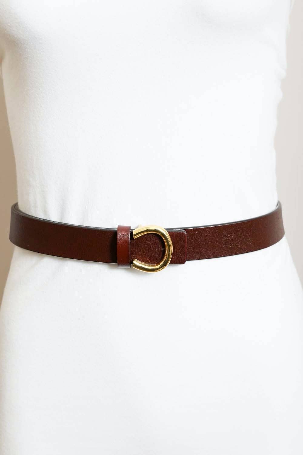 Minimalist Gold Horseshoe Belt - Top Seller