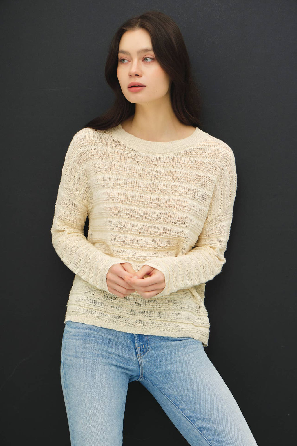 Lightweight Striped Beachy Sweater
