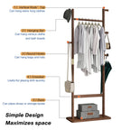 Coat Racks solid wood hanger 23.6* 11*71 in easy to assemble