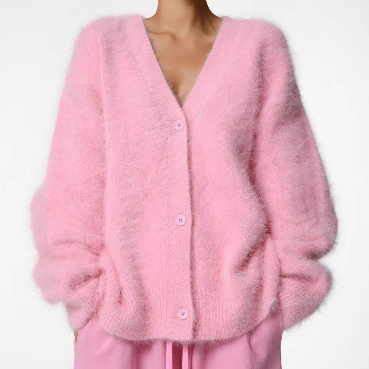 Cozy Faux Mink Cardigan