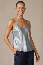 Luxe Whipstitch Satin Cami