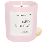 Happy Birthday Soy Candle – Vanilla Cake, 15 oz