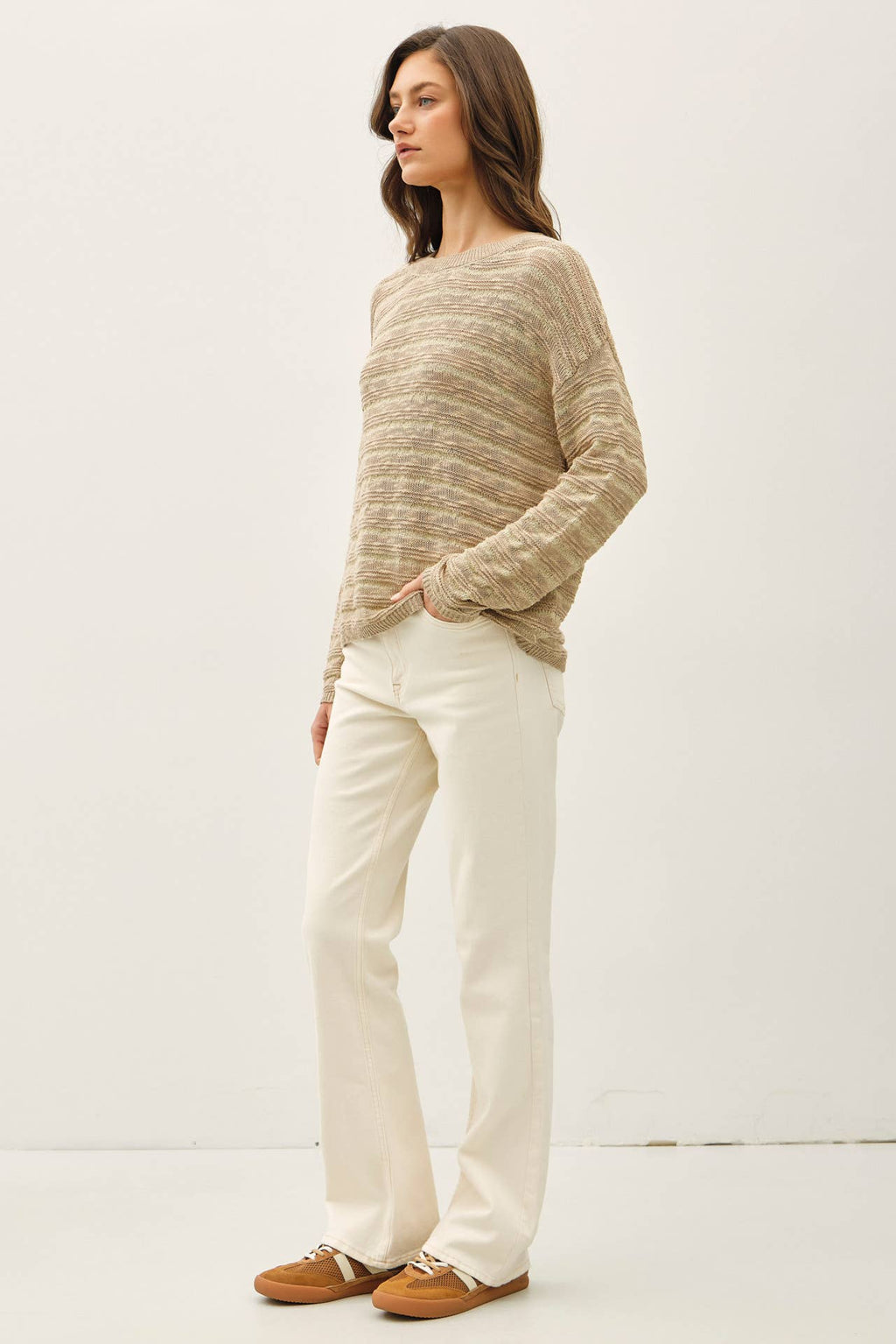 Lightweight Striped Beachy Sweater