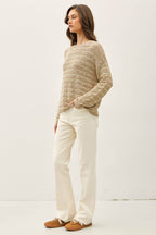 Lightweight Striped Beachy Sweater
