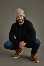 Taupe Knit Beanie