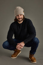 Taupe Knit Beanie