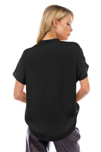 Relaxed Drop Shoulder Blouse