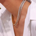 Waterproof Tennis Necklace