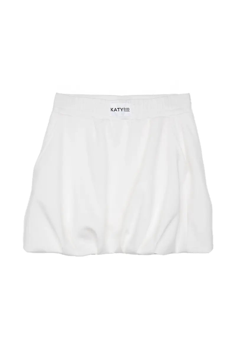 White Bubble Skirt