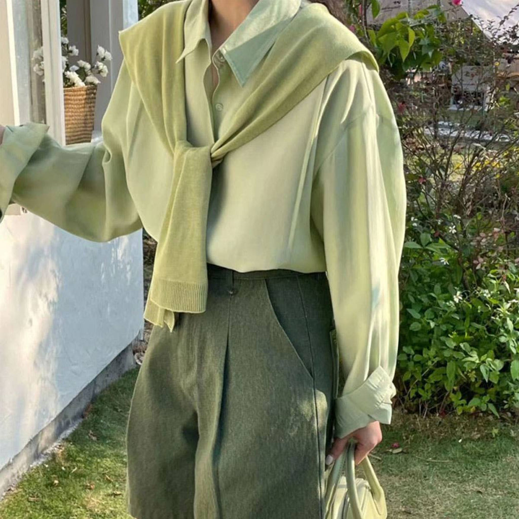 Luxe Solid Knitted Knotted Shawl Wrap
