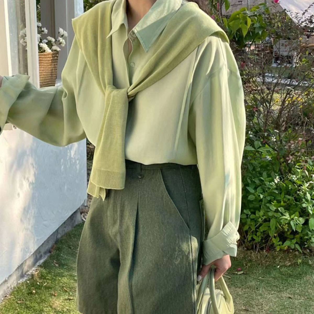 Luxe Solid Knitted Knotted Shawl Wrap