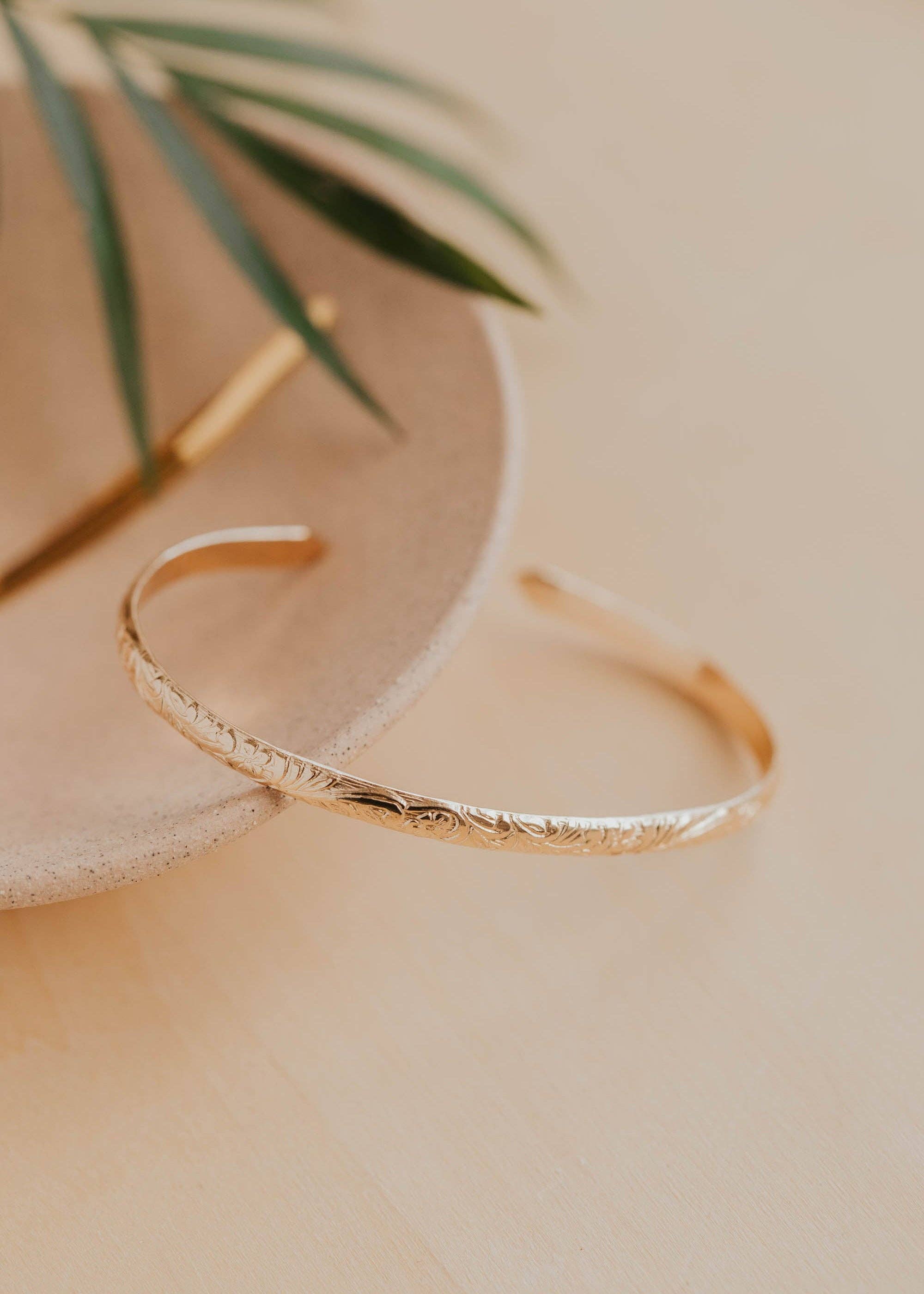 Flora Cuff | 14kt Gold Fill + Sterling Silver