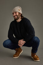 Taupe Knit Beanie
