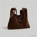 Vintage Suede Hobo Shoulder Bag