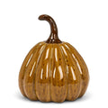 Medium Pointy Porcelain Pumpkin – Gold