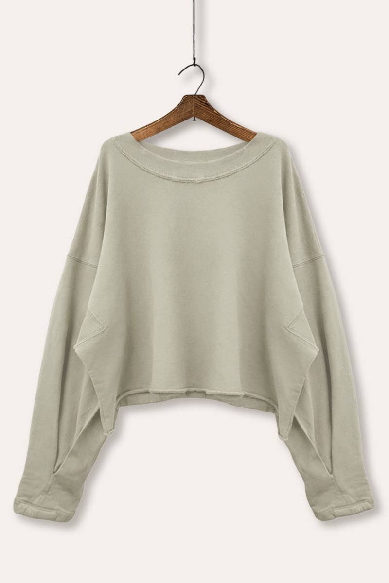 Blank Cropped Sweatshirt
