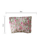 Floral Canvas Cosmetic & Travel Makeup Bag