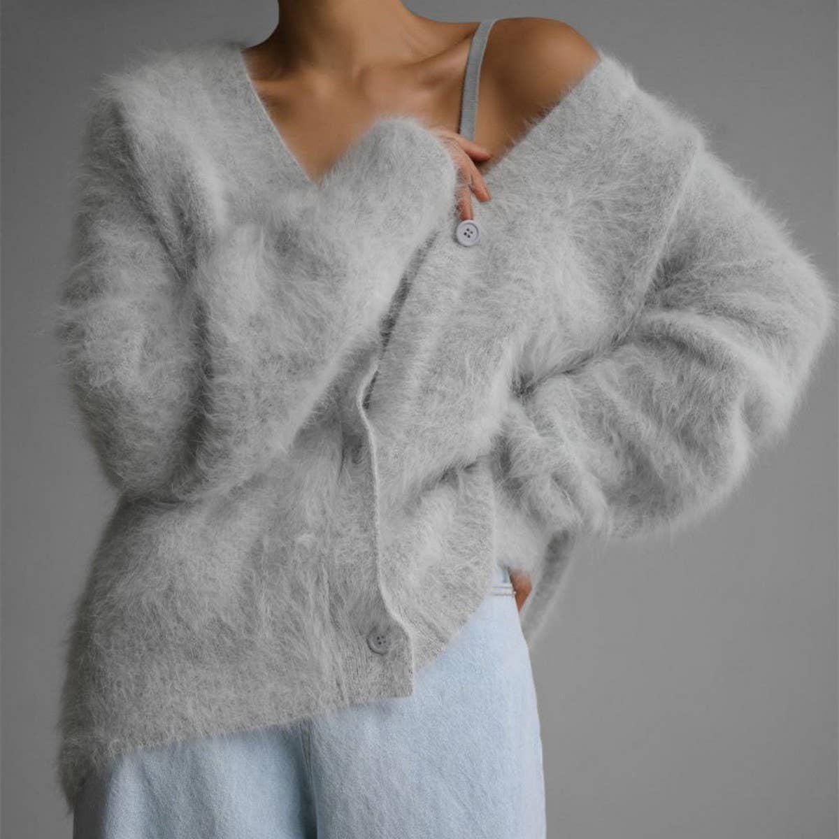Cozy Faux Mink Cardigan