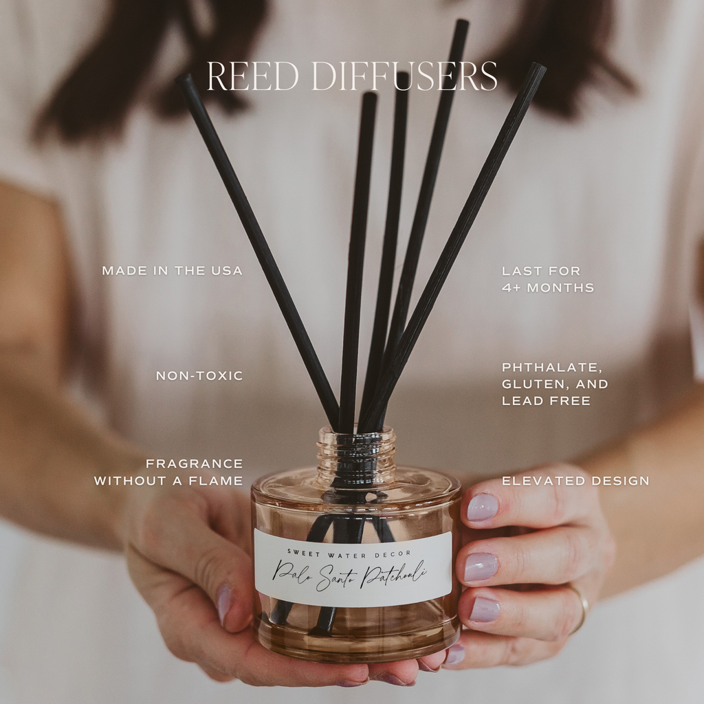 Spa Day Reed Diffuser - Sea Salt & Jasmine Home Fragrance