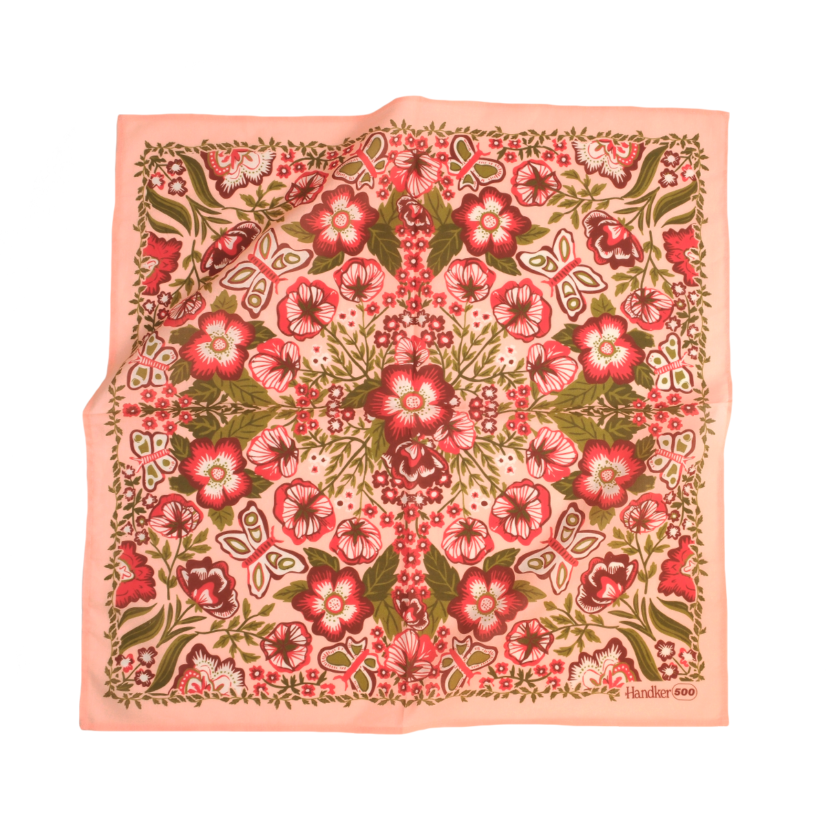 Sylvia Cotton Bandana – Pink Floral