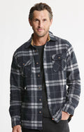 Men's Flannel Shirt + Thermal Crewneck 2-Pack – Heritage Navy
