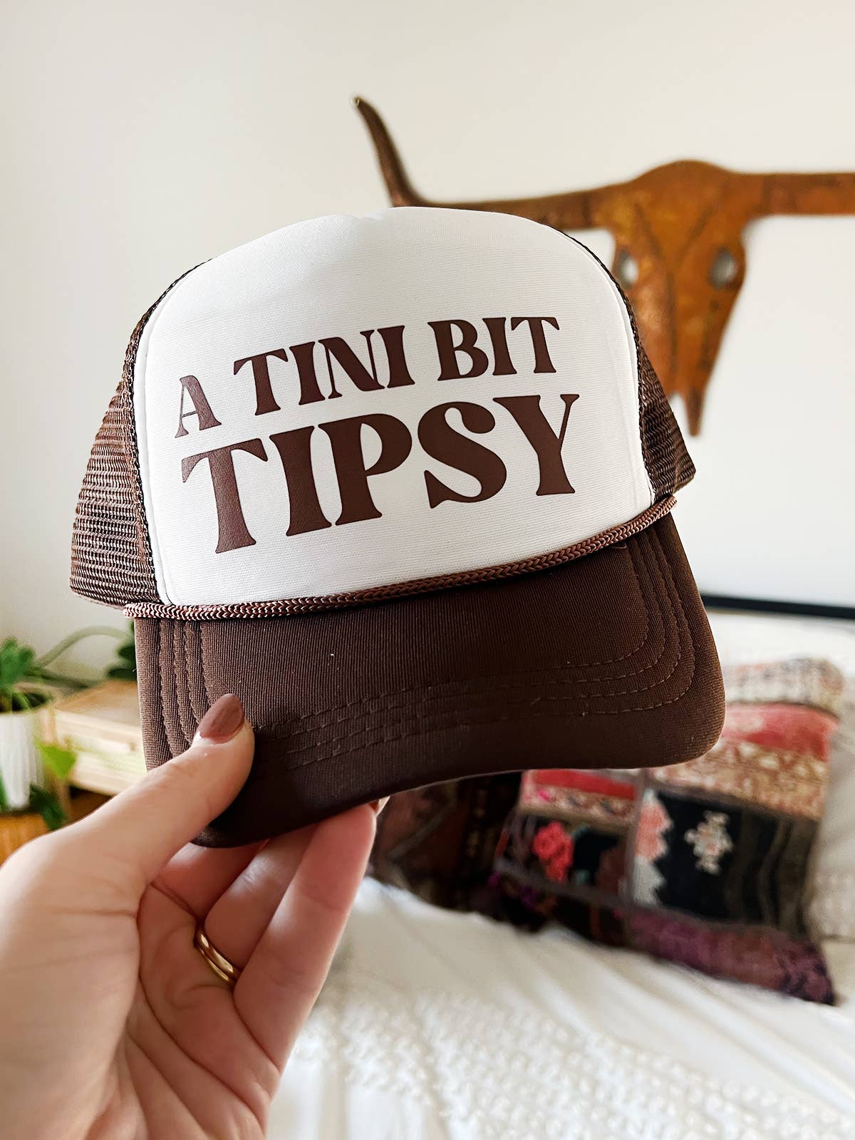 "A Tini Bit Tipsy" Trucker Hat