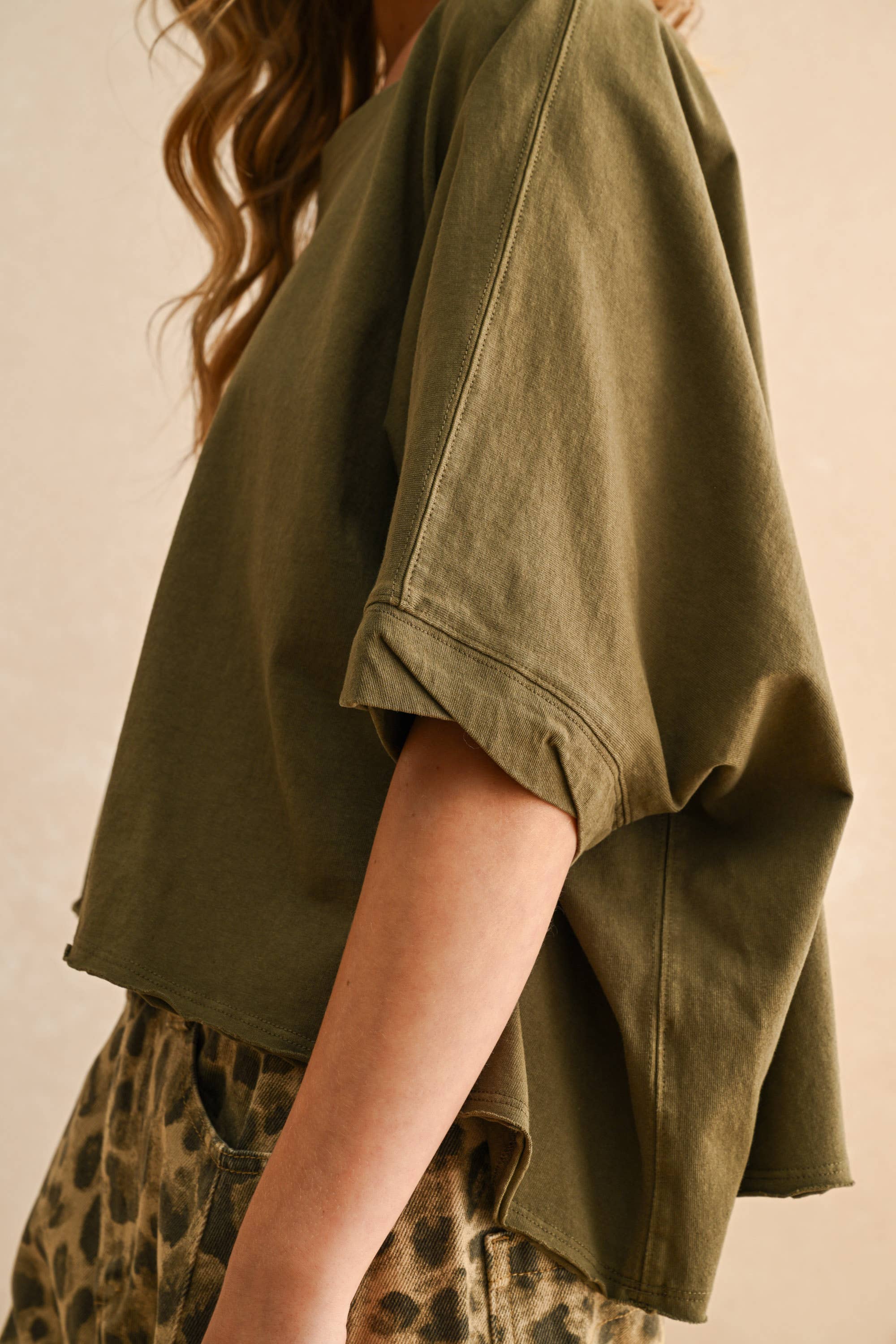 Bye & Wash Oversized Tee