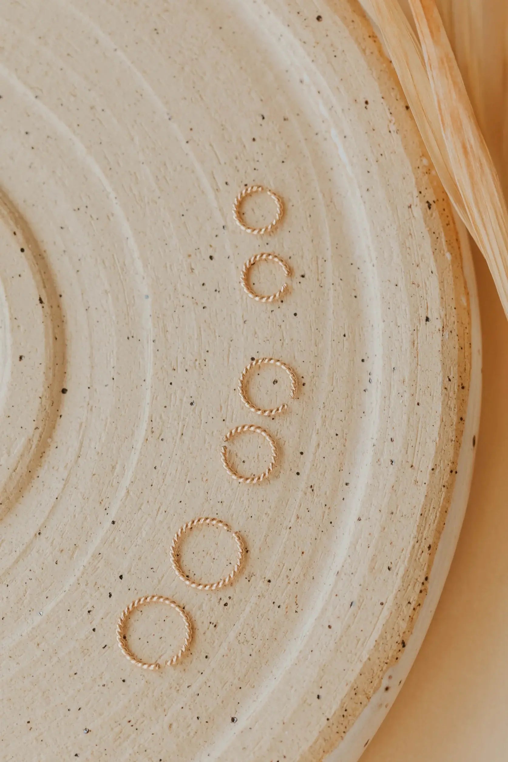 Tiny Hoops | 14kt Gold Fill + Sterling Silver
